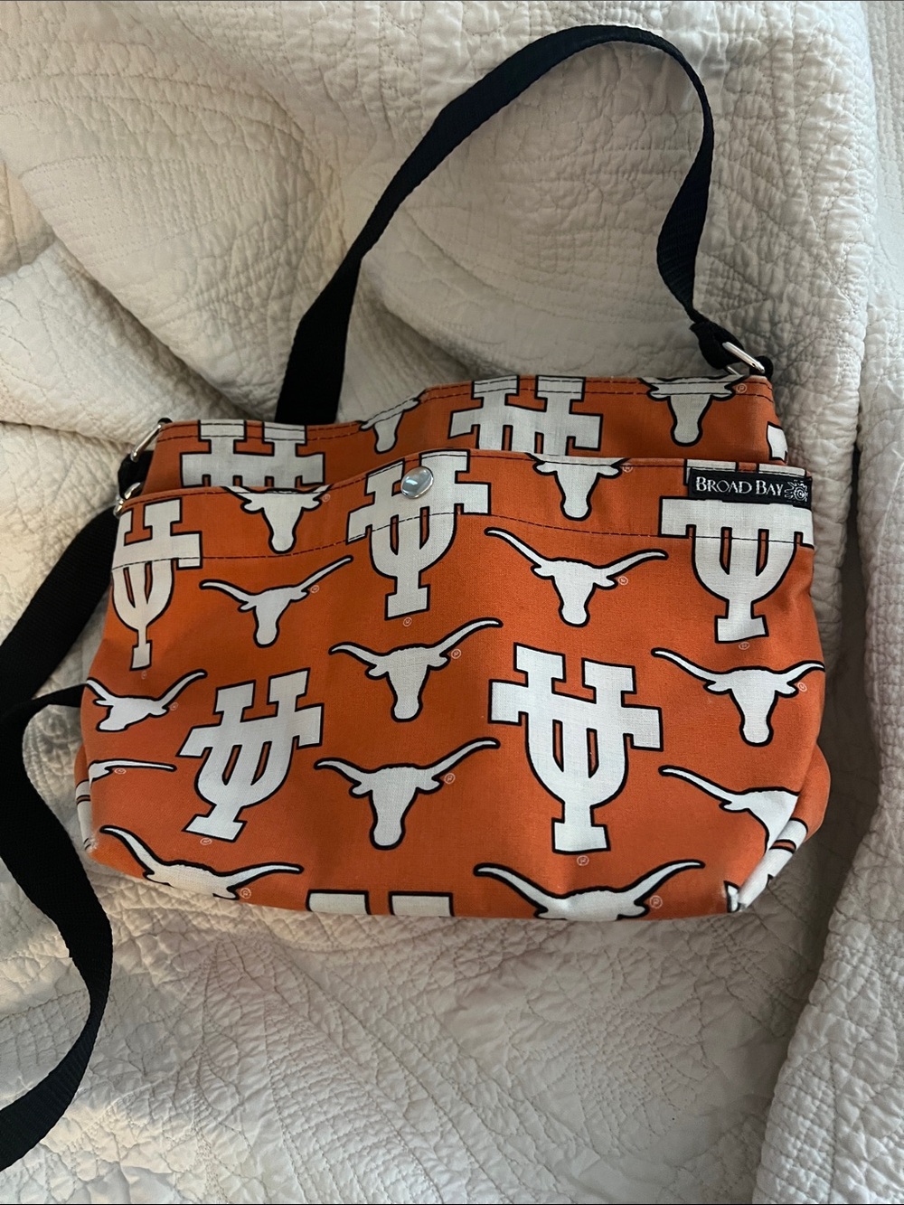Orange Texas Longhorns Crossbody Bag